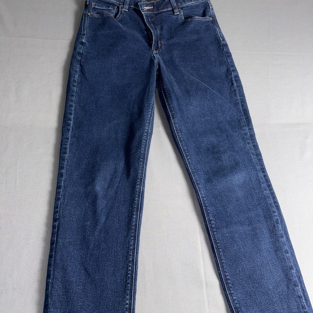 American Eagle Women's ‎ Denim Medium Wash 5-Pocket Zip Size 4 Jeans Stretch